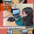 chatting with friends 1